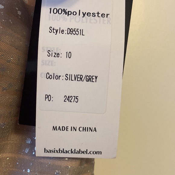 NWT Basix Black Label dress size 10 - Picture 6 of 11